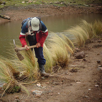Recuperación del conocimiento ancestral para la cosecha de agua en Perú